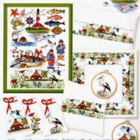 Lindner's  kreuzstiche  n°067   an der kuste