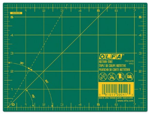 OLFA CUTTING MAT/PIANO PER TAGLIO 6"x 8"