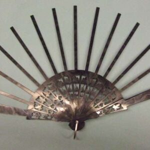 Struttura ventaglio  plastica marrone scuro cm 38