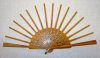 Struttura ventaglio  legno, cupido grande cm 43