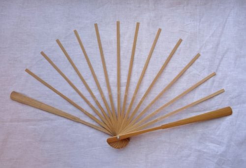 Ventaglio fan bambu naturale cm 49
