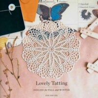 Lovely tatting doily for fall and winter