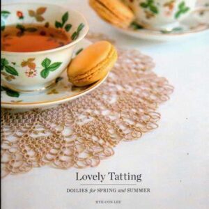 Lovely tatting doily for fall and winter