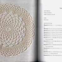 Lovely tatting doily for spring and summer