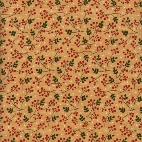 "delightful december" by sandy gervais for moda, bacche vendita a multipli di 50 cm