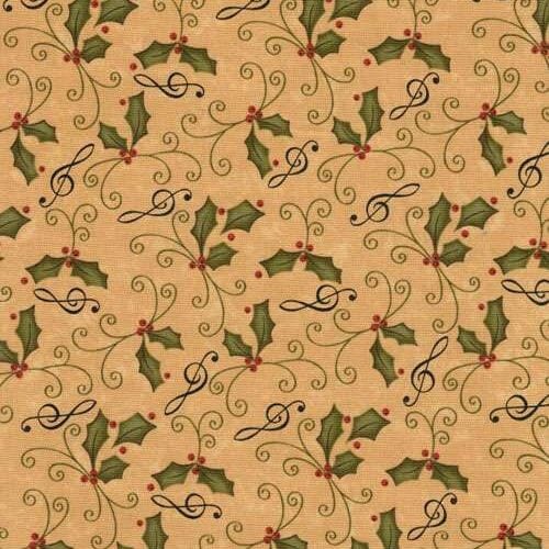 "delightful december" by sandy gervais for moda, chiave di violino € 18,00 MT, vendita a multipli di 50 cm