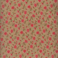 "rouenneries deux"  by french general for moda, garofani H cm 110 € 18,00 al metro, vendita a multipli di 50 cm