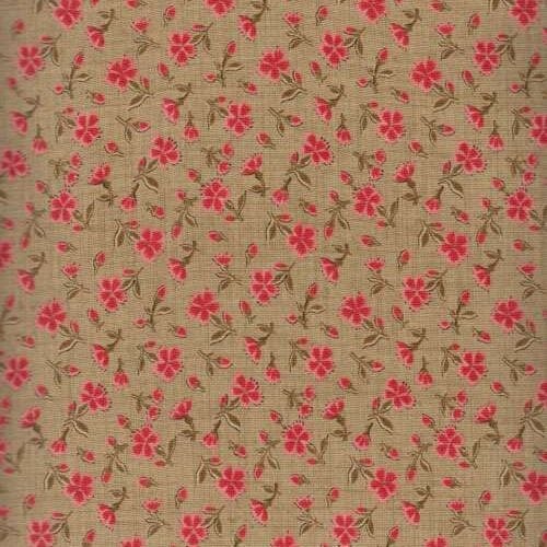 "rouenneries deux"  by french general for moda, garofani H cm 110 € 18,00 al metro, vendita a multipli di 50 cm