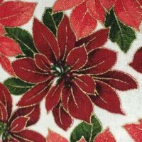 "holly night" by sentimental studios for moda, poinsettia € 17,00 al metro vendita a multipli di 50 cm