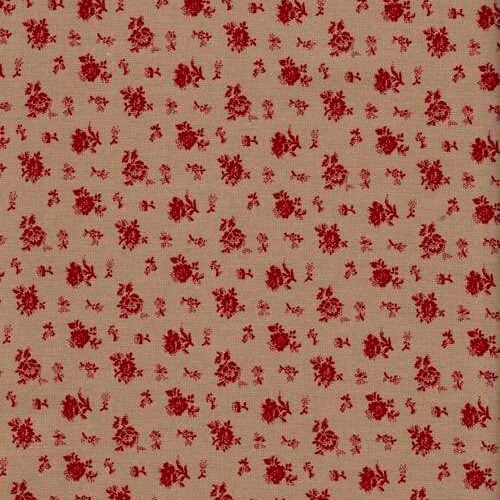 Red and ecru', prato altezza cm 110, vendita a multipli di 50 cm