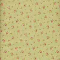 "bespoke blooms" by brenda riddle for moda, roselline fondo verde 14 altezza cm 110 € 18,00 mt vendita a multipli di 50 cm