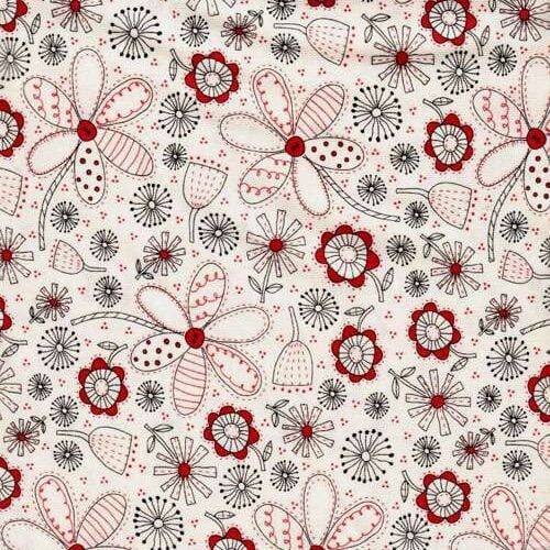 "volume ii " by sweetwater for moda,  margherite H cm 110 € 18,00 al metro, vendita a multipli di 50 cm