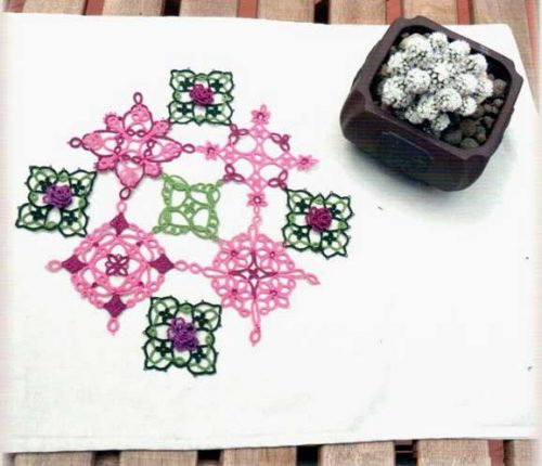 Tatting fantasia 6: patchwork, iris niebach - immagine 2