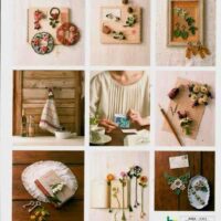 Accessoires fleuris con il filo moulinè
