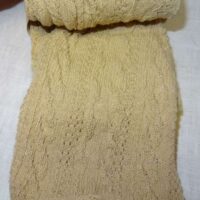 Tubolare pizzo maglia avorio  cm 100 x cm 8, stafil