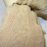 Tubolare pizzo maglia  avorio cm 100 x cm 5, stafil
