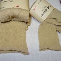 Tubolare pizzo maglia  avorio cm 100 x cm 5, stafil