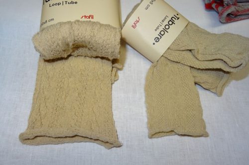 Tubolare pizzo maglia  avorio cm 100 x cm 5, stafil - immagine 6