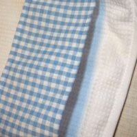 Bavagliolo suisse azzurro cm 24x29
