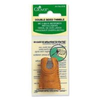 Ditali in pelle con punta in metallo, clover 616