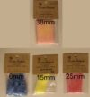 Nastrini organza 38 mm,  ricamo silk ribbon - immagine 3