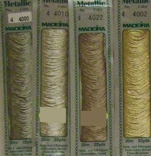Madeira metallic 4, mouline'