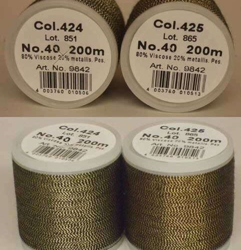 Madeira metallic n°40  soft, 200mt