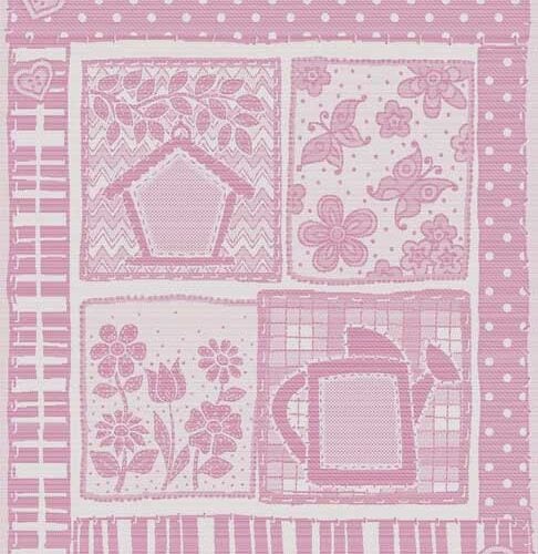 Asciugapiatti chierese dalila cm 60 x 80, rosa