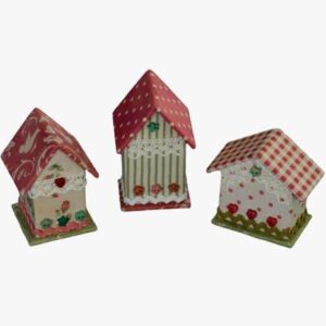 Scatola rettangolare in legno cm 18,2 x 13,2 x 6,2