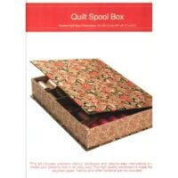 Cartonaggio: quilt spool box, rinske stevens