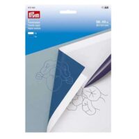 Carta ricalco prym 610464, 2 fogli bianco e blu