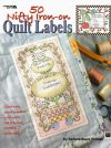 50 nifty iron-on quilt labels, kathy cardiff