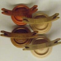 Supporti portaventagli legno naturale o verniciato