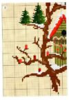 Ub design: vogel-hauschen im weihnachts-kleind - immagine 2