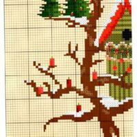 Ub design: vogel-hauschen im weihnachts-kleind