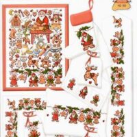 Lindner's  kreuzstiche  n°103   weihnachtsbackerei