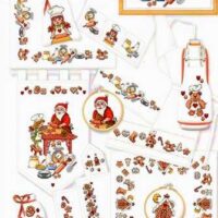 Lindner's  kreuzstiche  n°103   weihnachtsbackerei