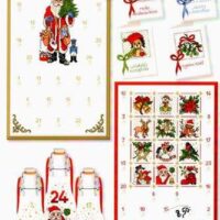 Lindner's  kreuzstiche  n°104   adventskalender