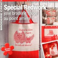 Broderie creative 71, special redwork