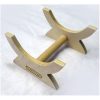 Supporto da tavolo con lunette in legno