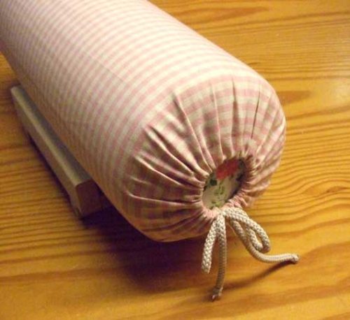 Tombolo per macramè cm 40, con supporto basso da tavolo - immagine 2