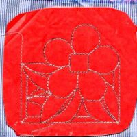 Inserto fiore cm 8 x 8