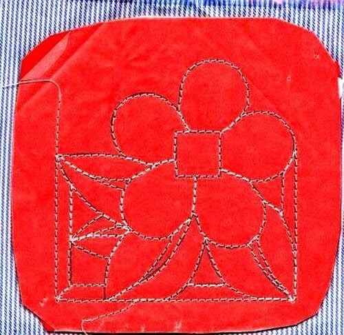 Inserto fiore cm 8 x 8