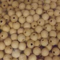 Palline legno naturale con foro passante