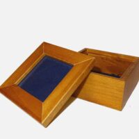 Scatola quadrata in legno cm 10 x 10