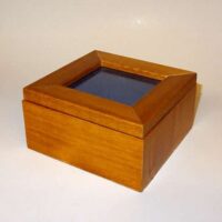 Scatola quadrata in legno cm 10 x 10