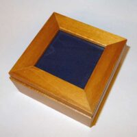 Scatola quadrata in legno cm 10 x 10