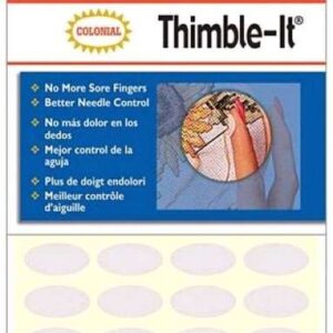 Ditali e salvadita adesivi in pelle/thimble pad