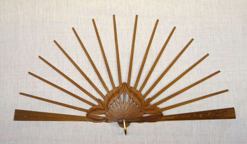 Struttura ventaglio foglie cm 51