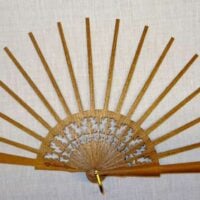 Struttura ventaglio donna di picche cm 45,5